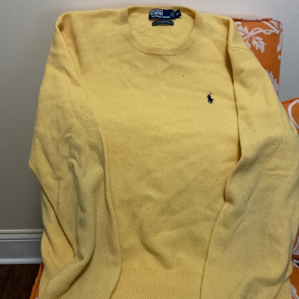 Yellow XXL Polo sweater